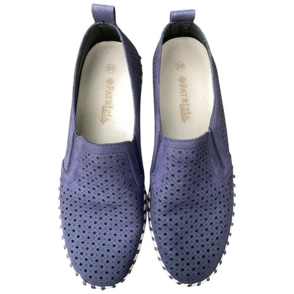PATRIZIA Women's Surfie Navy Suede Cut Outs Slip-On Shoes EU 39 US 8.5 - Picture 3 of 14
